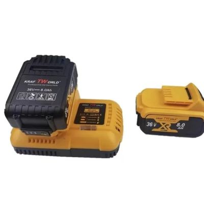 Акумулаторен ъглошлайф Kraft Royal 36V 8,0 Ah + 2 батерии и зарядно