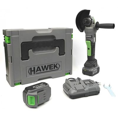 Акумулаторен безчетков ъглошлайф 36V 5,0Ah HAWEK