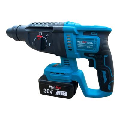 Перфоратор, Гайковерт-Винтоверт и Ъглошлайф комплект + 3 батерии 36V 8Ah.