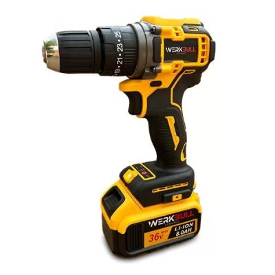 Комплект – ударен Винтоверт и безчетков Ъглошлайф + Две батерии 36V 8Ah и подарък предпазни ръкавици