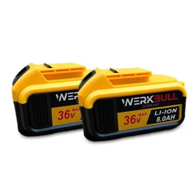 Комплект – ударен Винтоверт и безчетков Ъглошлайф + Две батерии 36V 8Ah и подарък предпазни ръкавици