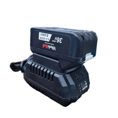 Комплект Комбиниран Гайковерт-Винтоверт и Безчетков Ъглошлайф WerkBull 36V 8Ah