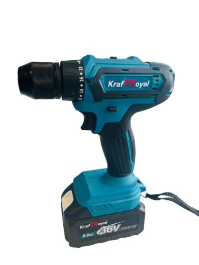 Акумулаторен трион 15 см шина, ъглошлайф 125ММ, гайковерт и винтоверт 36V с 3 бр. батерии 8AH в куфар и зарядно