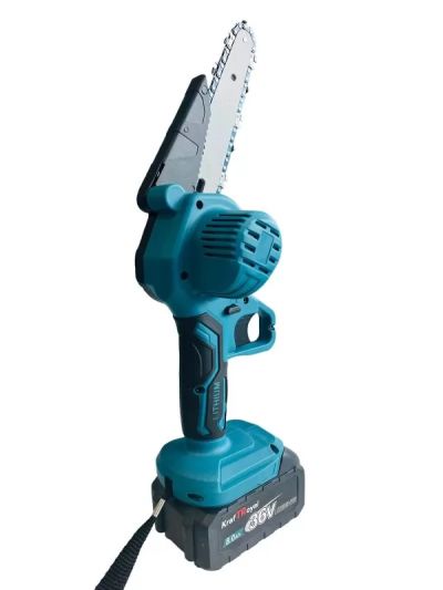 Акумулаторен трион 15 см шина, ъглошлайф 125ММ, гайковерт и винтоверт 36V с 3 бр. батерии 8AH в куфар и зарядно