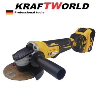 Акумулаторен ъглошлайф Kraft Royal 36V 8,0 Ah + приставка за рязане 