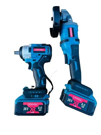 Акумулаторни ъглошлайф и гайковерт Stahl Mayer- 36 v 2х 8 ah.