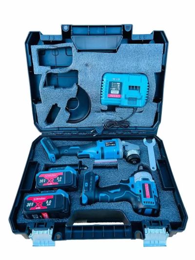 Акумулаторни ъглошлайф и гайковерт Stahl Mayer- 36 v 2х 8 ah.