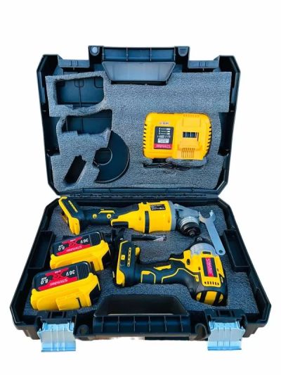 Акумулаторни ъглошлайф и гайковерт Stahl Mayer- 36 v 2х 8 ah