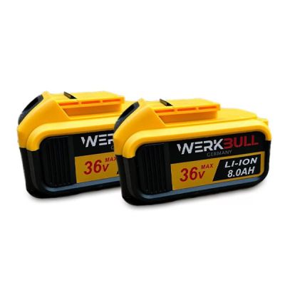 Акумулаторни Ударен Винтоверт и Безчетков Ъглошлайф Werkbull 36V,6Ah