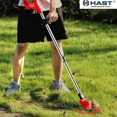 Акумулаторен тример 36V 8A HAST Косачка за трева с приставка с колела