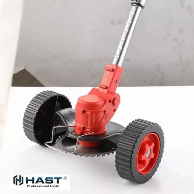 Акумулаторен тример 36V 8A HAST Косачка за трева с приставка с колела
