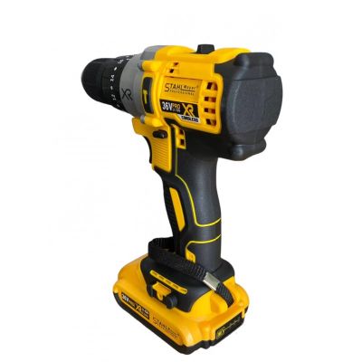 Акумулаторен ударен винтоверт Stahlmayer Xr pro. 2 батерии 36v. 52 N.M. С метален патронник