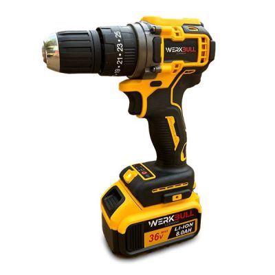 Акумулаторни Ударен Винтоверт и Безчетков Ъглошлайф Werkbull 36V,6Ah