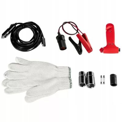 Авариен комплект 3 в 1 – компресор, електрически ударен гайковерт и електрически хидравличен крик