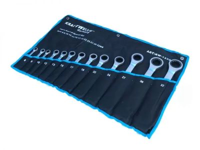 Звездогаечни тресчотни ключове 8-32мм. KrafTWelle