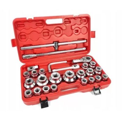 Куфар с инструменти 26 части, шестостенно 3/4″ & 1″ ,21-65mm. Гедоре камионско