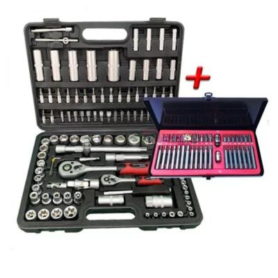 Куфар с инструменти 108 части Stahl mayer + Комплект накрайници – Торксове , 41 части