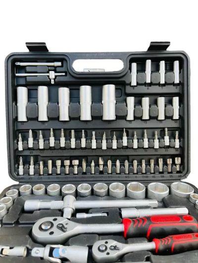 Куфар с инструменти Stahl mayer 108 части + Подарък – USB Фенер