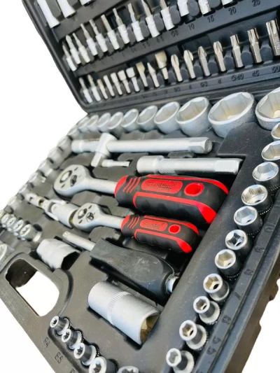 Куфар с инструменти Stahl mayer 108 части + Подарък – USB Фенер