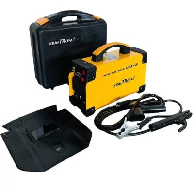 Инверторен Електрожен 350А KraftRoyal с дисплей и пластмасов куфар