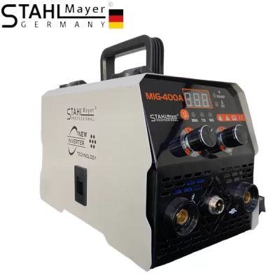 Инверторен електрожен Stahl Mayer 400А с телоподаващо 2в1 + Соларен шлем