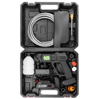 Акумулаторна водоструйка FORSLAND 21V с 2 Дюзи 15 бара, батерия и зарядно