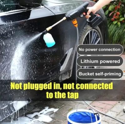 Акумулаторна водоструйка за почистване на автомобили Kraft Royal