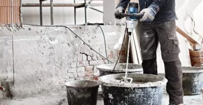 Строителен миксер Kraft Royal 2400W , бъркалка за бетон