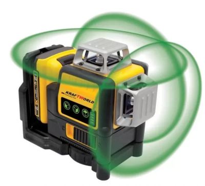 3D ЛАЗЕРЕН НИВЕЛИР с 12 линии KRAFT WORLD