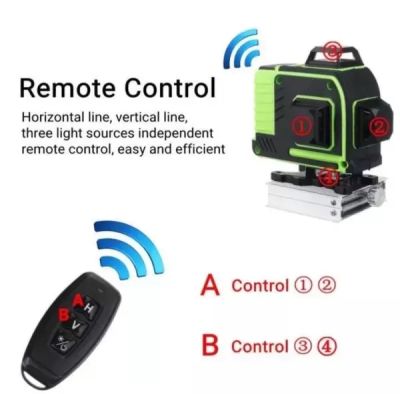 4D ЛАЗЕРЕН НИВЕЛИР с 16 линии (четири точков) самонивилиращ се, със зелен лазер с трипод