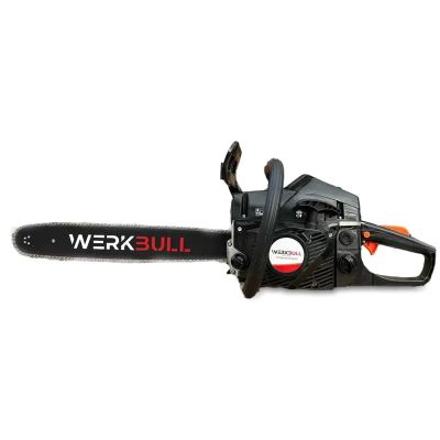 Бензинова резачка за дърва WerkBull 72куб 4,5кс + две вериги и пила за точене