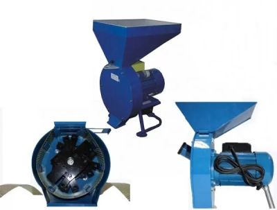 Руска Монофазна фуражомелка / Ярмомелка с чукове 3кв – 3000об. 3 бр. сита