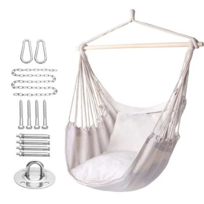 Преносим висящ стол – люлка с 2 възглавници