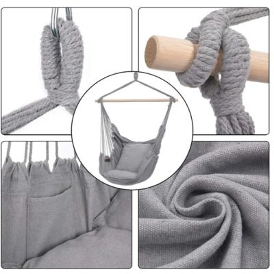 Преносим висящ стол – люлка с 2 възглавници