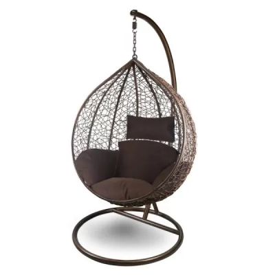 Висящ ратанов стол – Градинска люлка Moris водоустойчива