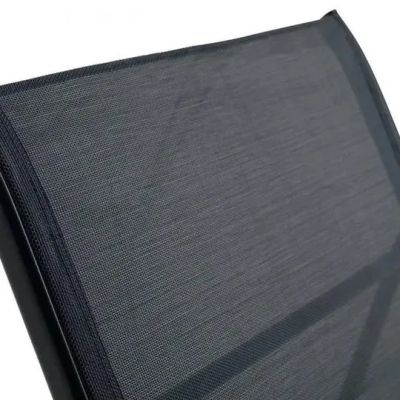 Градински мебели- комплект от 4 части, PVC ратан – цвят черен