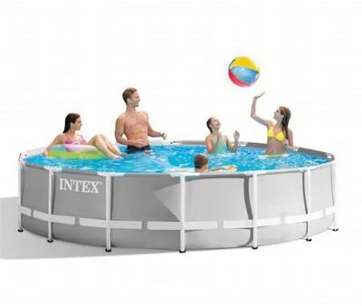Сглобяем басейн INTEX Prism Frame с филтърна помпа, 457 x 122 см