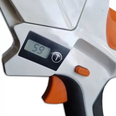 Акумулаторна безчеткова резачка с омасляване WerkBull с две батерии + подарък верига и ръкавици