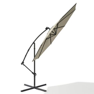 Висококачествен регулируем 300см. градински чадър с 8 ребра и UV защита