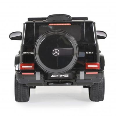 Акумулаторен джип Mercedes G63 черен металик 0002
