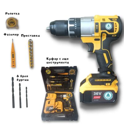 Акумулаторен Винтоверт Тайга 36V 13mm