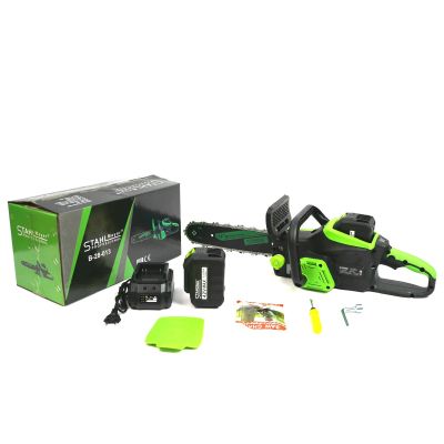 Акумулаторна резачка с автоматично смазване 12" с 2 батерии и 2 вериги  42V 10.0A Stahl Mayer