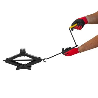 Комплект Mеханичен Крик Тип Жаба 2 тона 110 – 395 мм и Универсален Компресор За Гуми WerkBull 12V с 3 Вида Накрайника