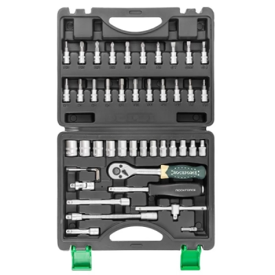 ГЕДОРЕ 1/4 ШЕСТОСТЕНЕН КОМПЛЕКТ 46 ЧАСТИ ROCKFORCE