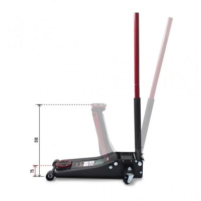 НИСКОПРОФИЛЕН КРИК КРОКОДИЛ ROCKFORCE 75 - 510 ММ 3 ТОНА