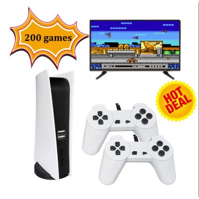 Конзола с вградени игри, 2 джойстика, 200 игри, GS5