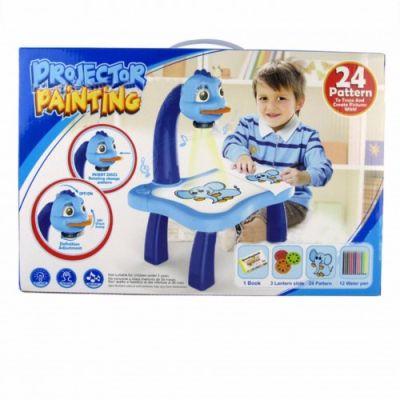 ДЪСКА ЗА РИСУВАНЕ С ПРОЕКТОР СИНЯ