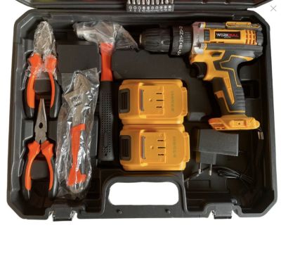 Немски Ударен Винтоверт WerkBull 36V 8Ah две батерии в комплект 111 части