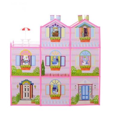 КЪЩА ЗА КУКЛИ С МЕБЕЛИ