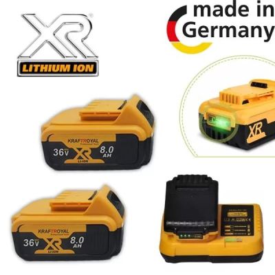 Акумулаторен Винтоверт KRAFT Royal 36V + 111 части / бормашина с инструменти в куфар